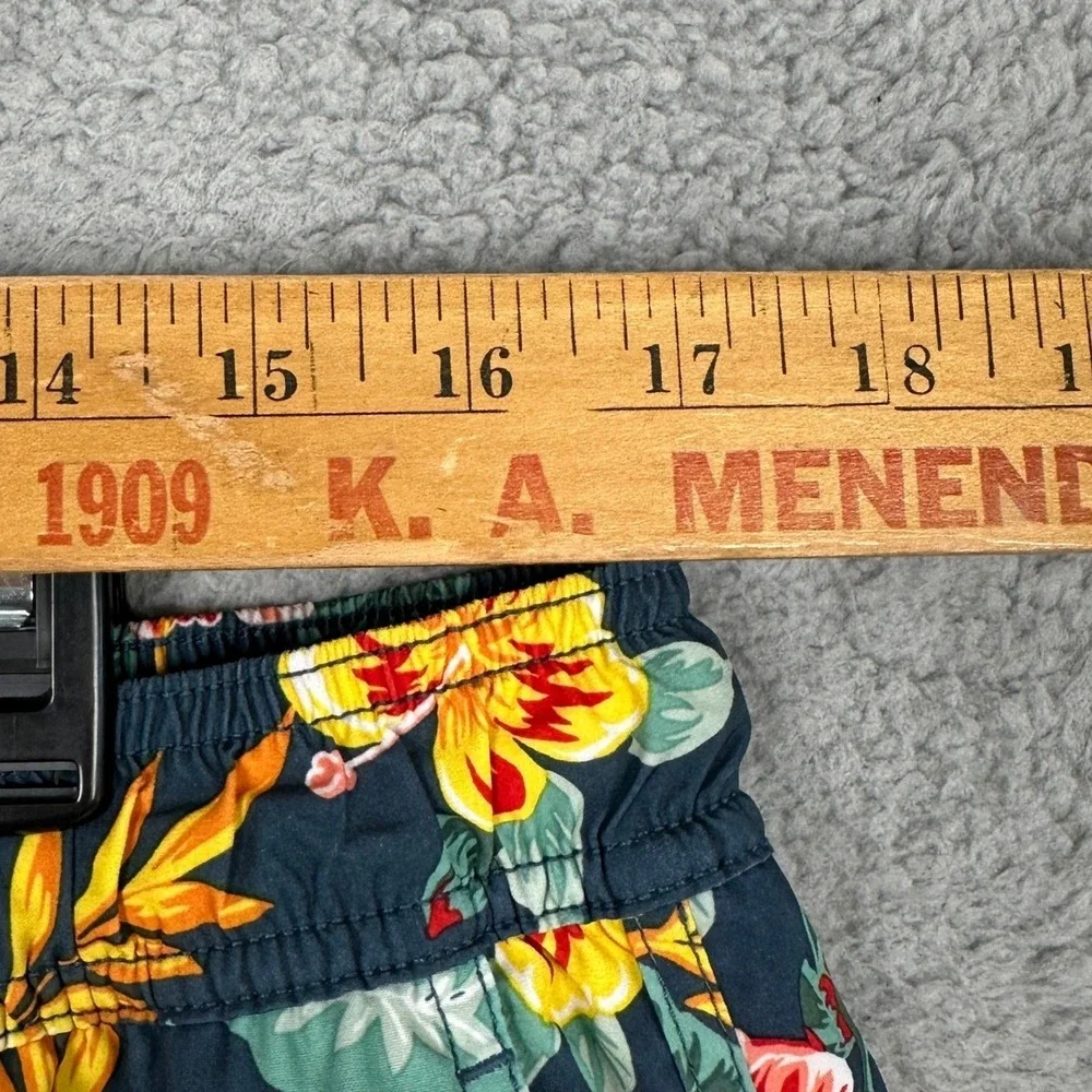 Fair Harbor Swim Trunks Mens XL Navy Multi Floral Lined Stretch Board Shorts